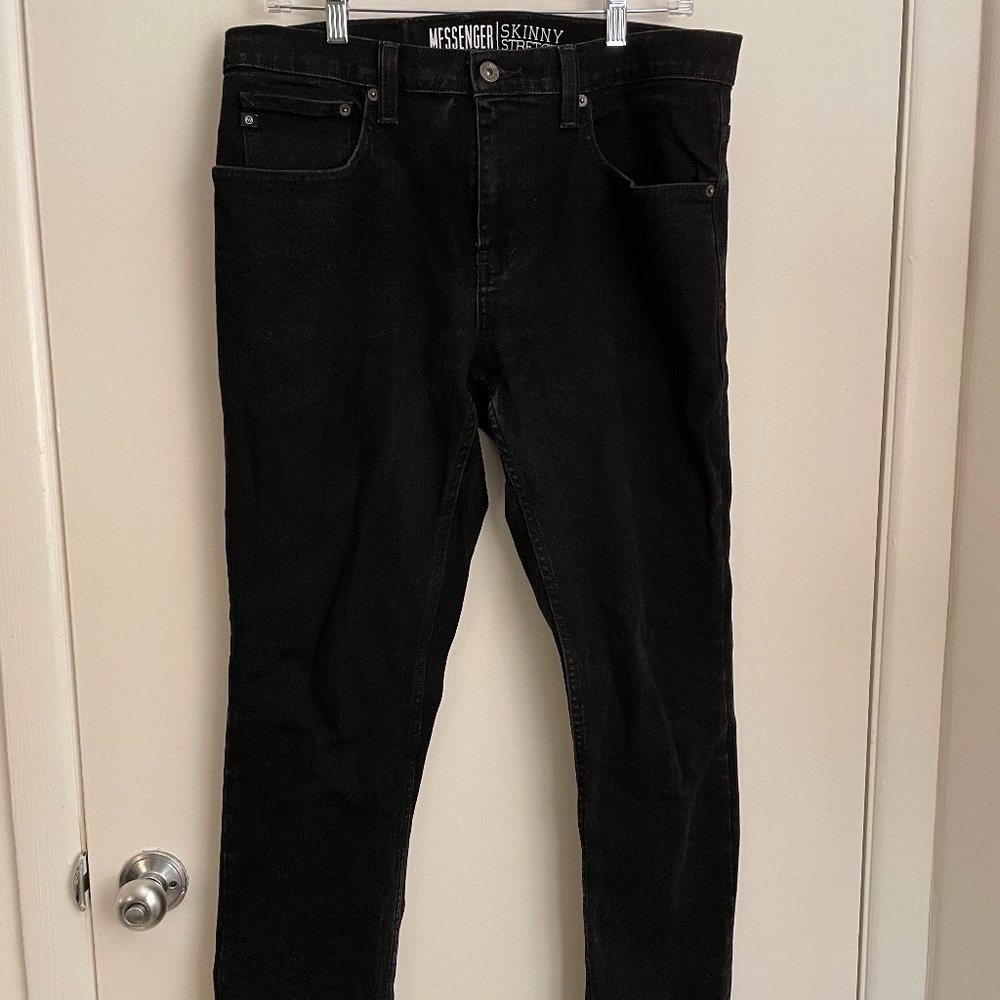 Freeworld Clothing Co. Messenger Black Skinny Stretch Jeans